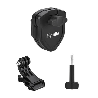 Soporte para cámara de acción Flymile para parabrisas de motocicleta para DJI Osmo Action 5 (ZZ10477)