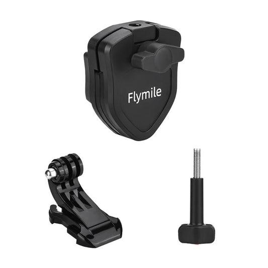 Soporte para cámara de acción Flymile para parabrisas de motocicleta para DJI Osmo Action 5 (ZZ10477)