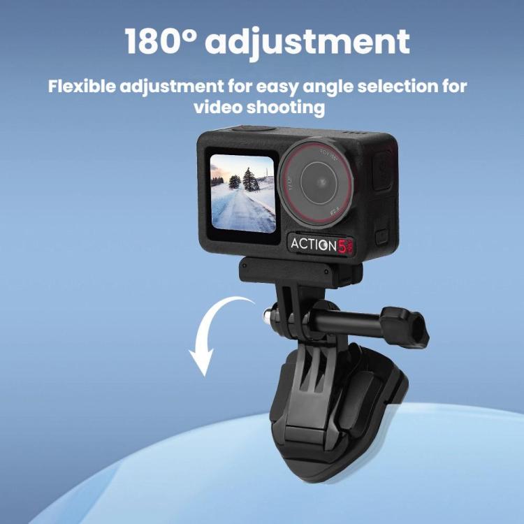 Soporte para cámara de acción Flymile para parabrisas de motocicleta para DJI Osmo Action 5 (ZZ10477) — imagen 5