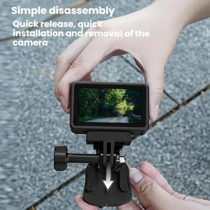 Soporte para cámara de acción Flymile para parabrisas de motocicleta para DJI Osmo Action 5 (ZZ10477) — imagen 7