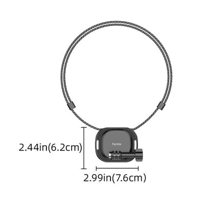 Soporte magnético para cámara de acción Flymile para DJI Osmo 360 (negro) — imagen 2