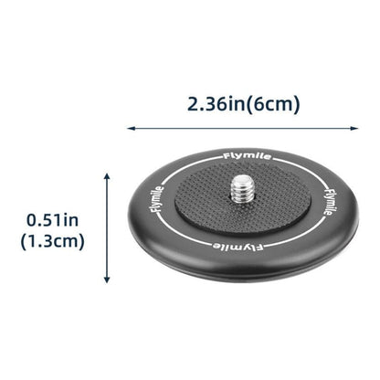 Soporte magnético de escritorio Flymile para DJI Osmo Action 5 (negro) — imagen 2