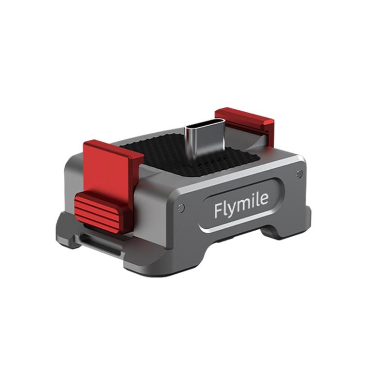 Adaptador de carga magnético de liberación rápida con rosca de 1/4" y dos puertos Flymile para DJI Osmo Pocket 3 (PO3037)
