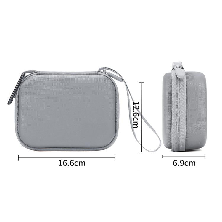 Bolsa de almacenamiento, carcasa rígida portátil, impermeable y protectora (gris) — imagen 3