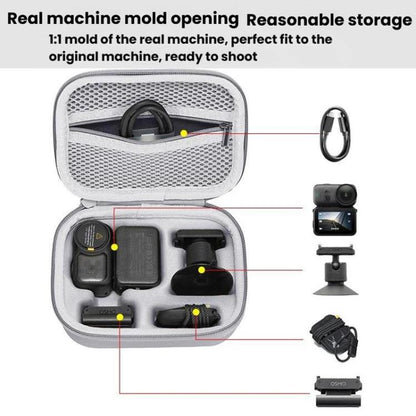 Bolsa de almacenamiento, carcasa rígida portátil, impermeable y protectora (gris) — imagen 4