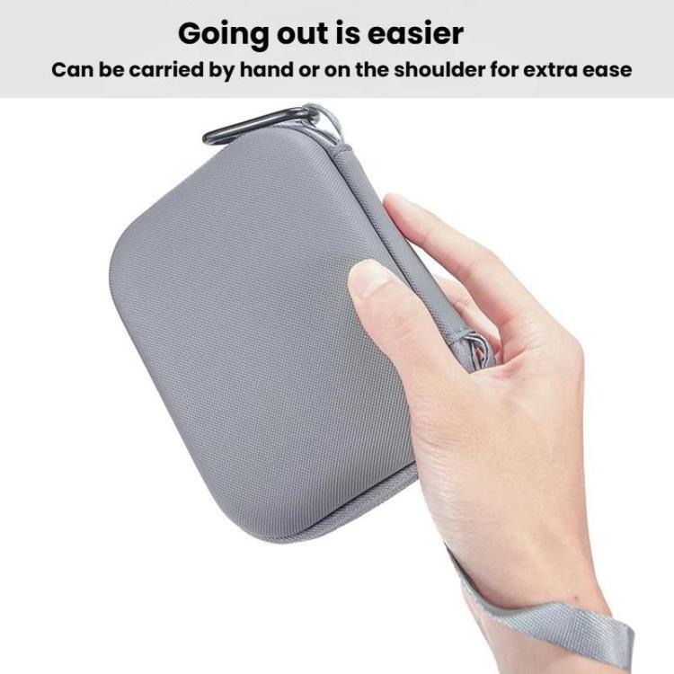 Bolsa de almacenamiento, carcasa rígida portátil, impermeable y protectora (gris) — imagen 6