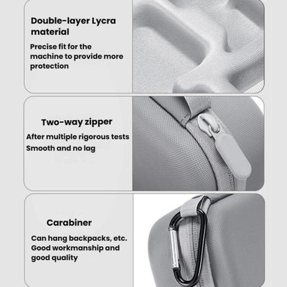 Bolsa de almacenamiento, carcasa rígida portátil, impermeable y protectora (gris) — imagen 9
