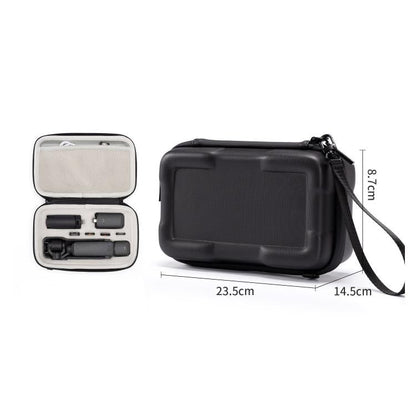 Bolsa de almacenamiento rígida de EVA Cwatcun D224, mediana, resistente a golpes y a la presión para DJI Osmo Pocket 3 (negr…