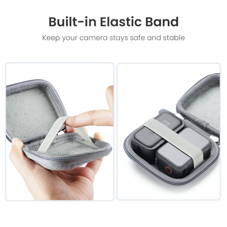 Estuche rígido aMagisn Mini para cámara Osmo Nano, funda protectora compacta con mosquetón (gris) para DJI Mini — imagen 5