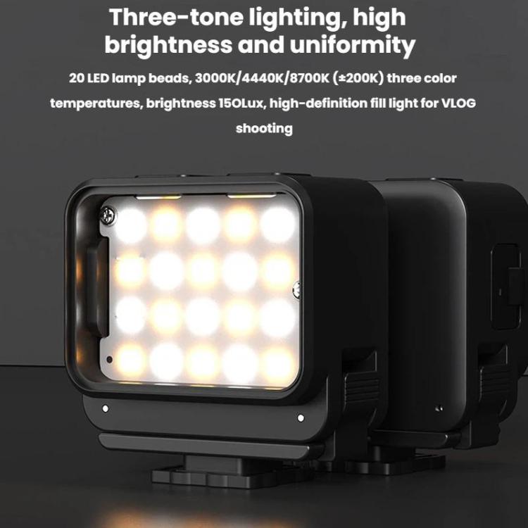 Luz de relleno para fotografía selfie portátil Osmo Nano Flymile (negra) para DJI Osmo — imagen 6