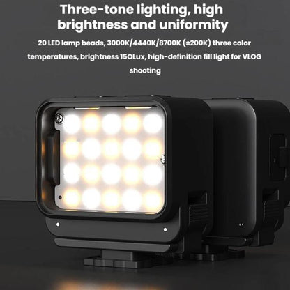 Luz de relleno para fotografía selfie portátil Osmo Nano Flymile (negra) para DJI Osmo — imagen 6