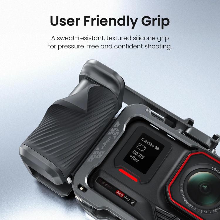 Kit de empuñadura metálica Universal AMagisn Xplorer para cámara Pro/4/3, Insta360 GO Ultra/Ace Pro 2/Ace, GoPro HERO13 Blac…
