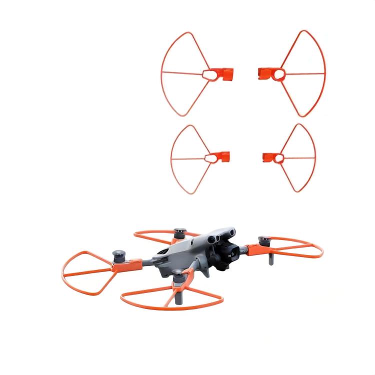 Protectores de hélice anticolisión, color naranja para DJI Mini 5 Pro