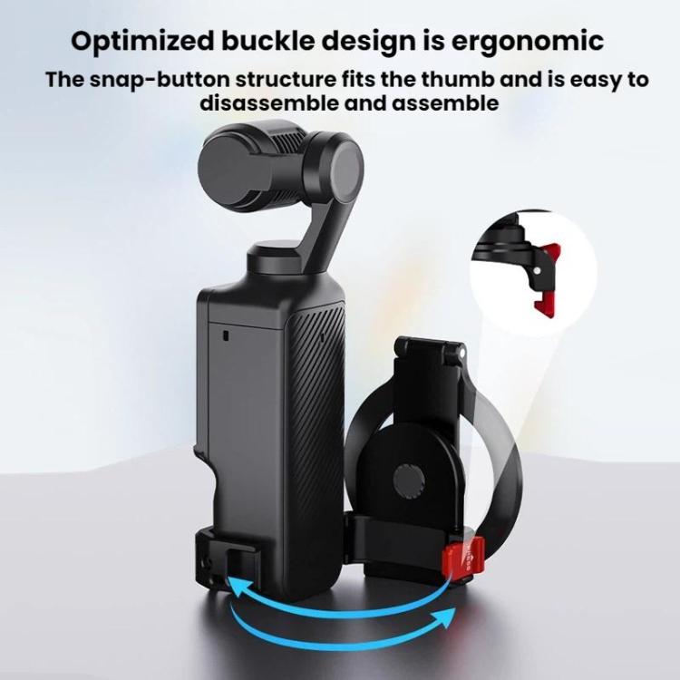 Soporte magnético expandible para teléfono BRDRC con zapata fría para DJI Osmo Pocket 3 (negro) — imagen 12