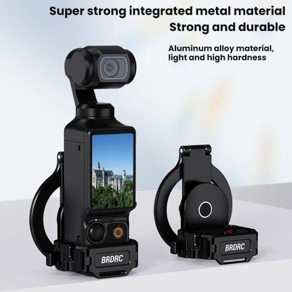 Soporte magnético expandible para teléfono BRDRC con zapata fría para DJI Osmo Pocket 3 (negro) — imagen 4