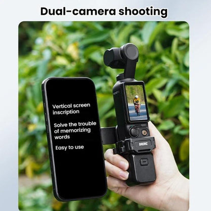 Soporte magnético expandible para teléfono BRDRC con zapata fría para DJI Osmo Pocket 3 (negro) — imagen 7