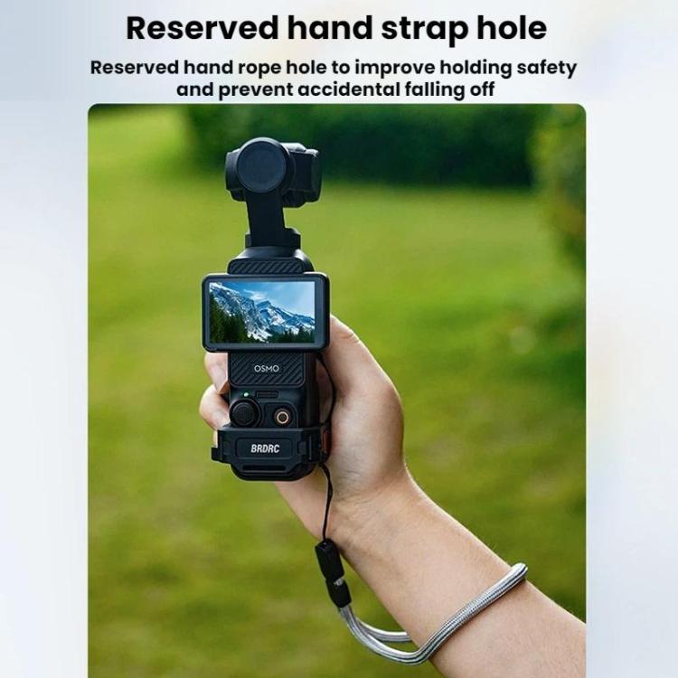 Soporte magnético expandible para teléfono BRDRC con zapata fría para DJI Osmo Pocket 3 (negro) — imagen 10