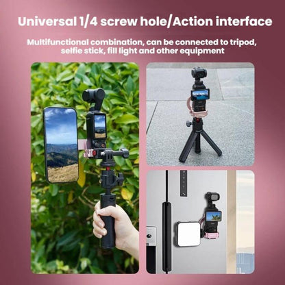 Soporte magnético expandible para teléfono BRDRC con zapata fría para DJI Osmo Pocket 3 (rosa) — imagen 13