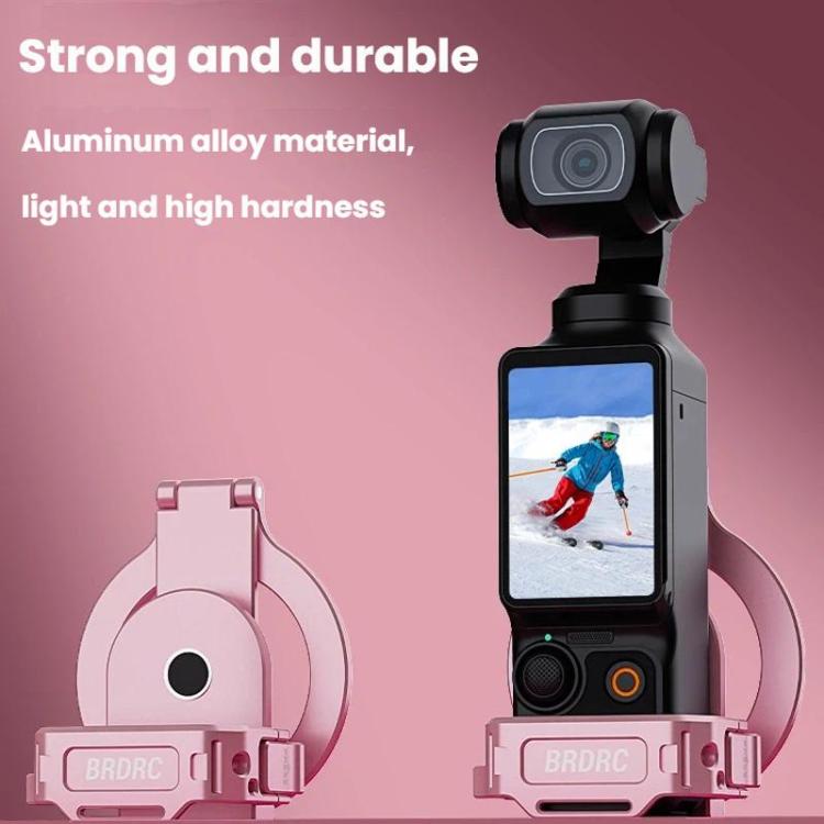 Soporte magnético expandible para teléfono BRDRC con zapata fría para DJI Osmo Pocket 3 (rosa) — imagen 6