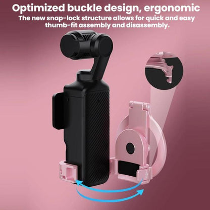 Soporte magnético expandible para teléfono BRDRC con zapata fría para DJI Osmo Pocket 3 (rosa) — imagen 9