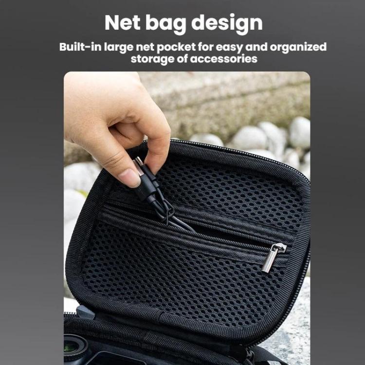 Bolsa de almacenamiento portátil para accesorios de cámara de acción Osmo Nano BRDRC (negra) para DJI Osmo — imagen 4