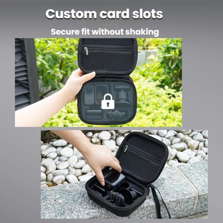 Bolsa de almacenamiento portátil para accesorios de cámara de acción Osmo Nano BRDRC (negra) para DJI Osmo — imagen 6