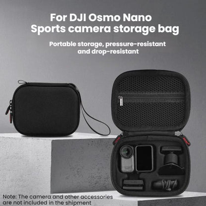 Bolsa de almacenamiento portátil para accesorios de cámara de acción Osmo Nano BRDRC (negra) para DJI Osmo — imagen 9