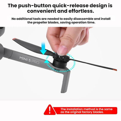 Hélices de repuesto 4 pares de para drones BRDRC para DJI Mini 5 Pro — imagen 3