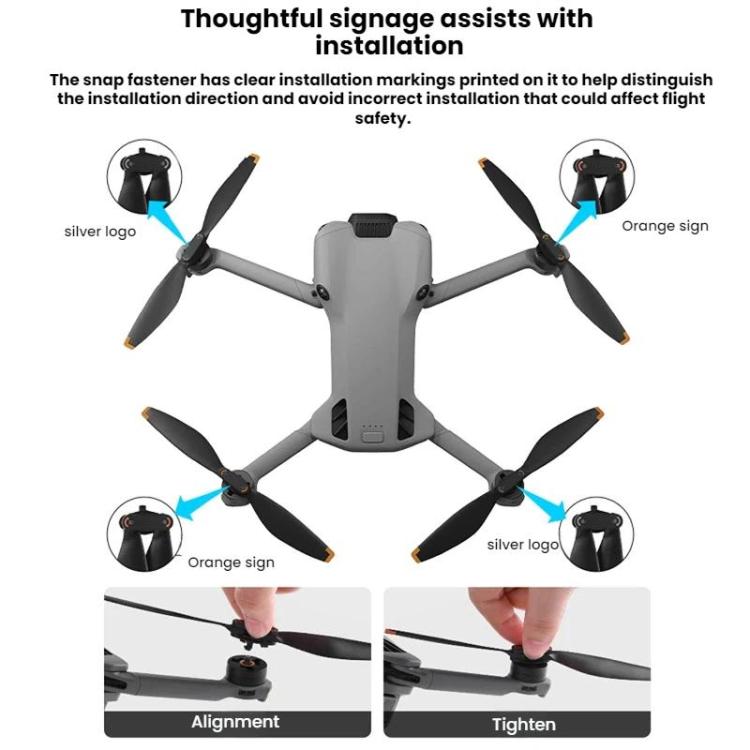 Hélices de repuesto 4 pares de para drones BRDRC para DJI Mini 5 Pro — imagen 5