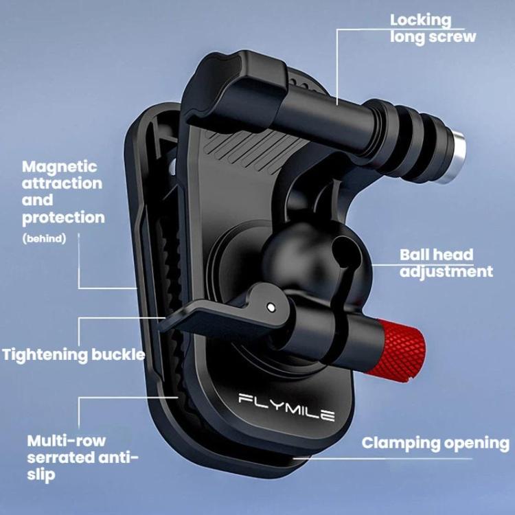 Soporte para cámara con correa de hombro para mochila /GoPro/Insta360, especificaciones: estándar — imagen 4