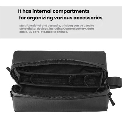 Bolsa de transporte y almacenamiento para cámara y accesorios Osmo Nano, bandolera portátil (negra) para DJI Osmo — imagen 3