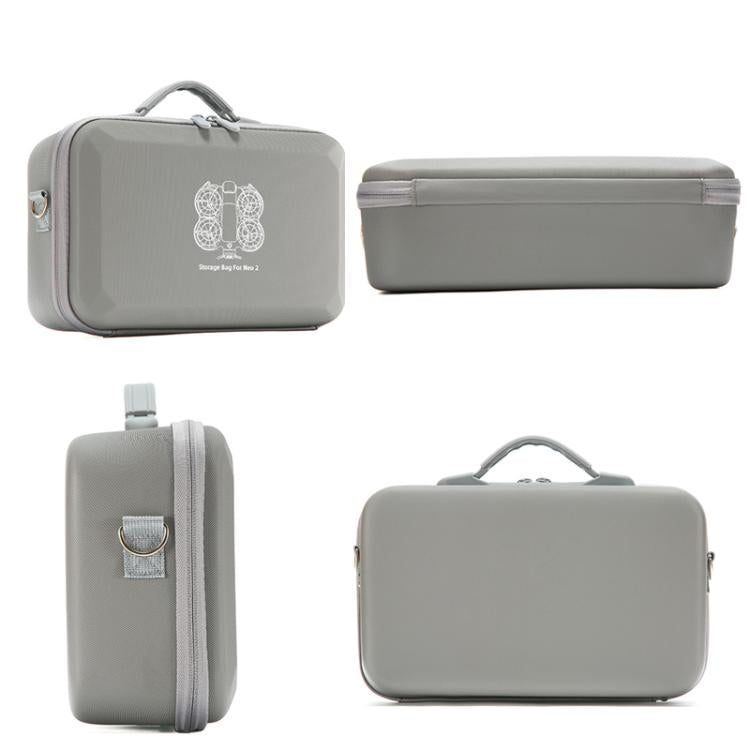 Estuche rígido de transporte, bolsa bandolera moldeada a medida para DJI Neo (gris) — imagen 8