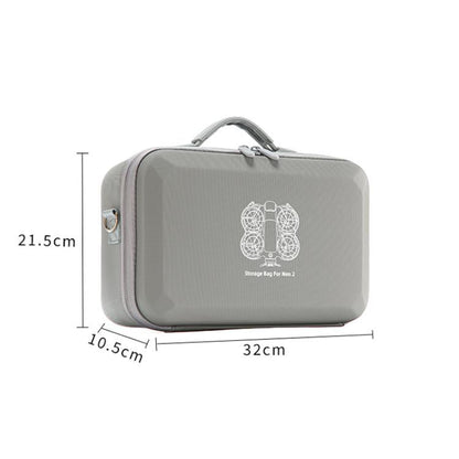 Estuche rígido de transporte, bolsa bandolera moldeada a medida para DJI Neo (negra) — imagen 9