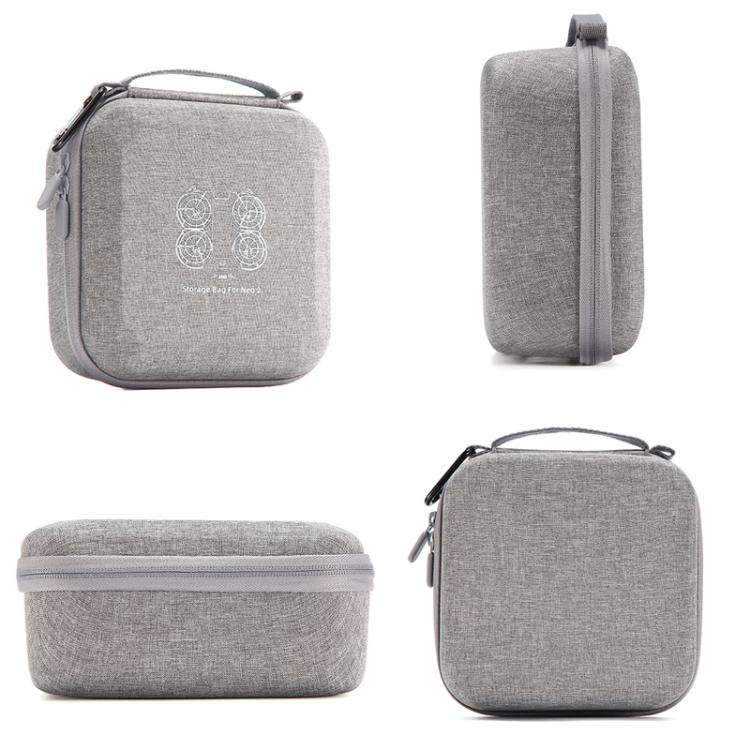 Estuche rígido compacto y portátil para dron 2 con clip metálico para DJI Neo (gris) — imagen 3