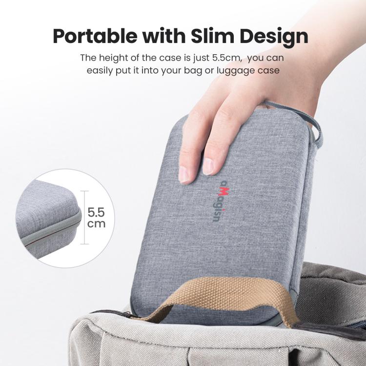 Estuche de transporte rígido mediano aMagisn (gris) — imagen 5