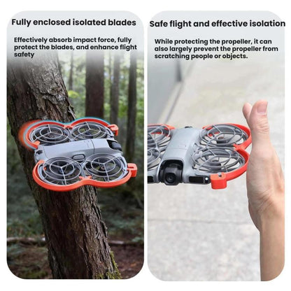 Kit de protectores de hélices para dron 2. Anillos anticolisión. Accesorios de seguridad duraderos. Compatible con complemen…