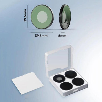 Kit de filtros 4 en 1 para cámara : filtros de lente CPL/ND8/ND16/ND32 para DJI Osmo Action 6 — imagen 9