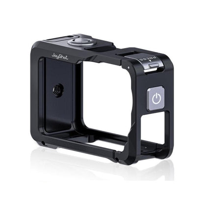Jaula protectora de aluminio de doble apertura Joyshot para DJI Osmo Action 6 (negro)