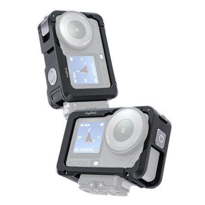 Jaula protectora de aluminio de doble apertura Joyshot para DJI Osmo Action 6 (negro) — imagen 2