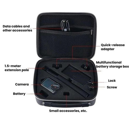 Bolsa de almacenamiento portátil para cámaras / 4 / 5 Pro / 6 para DJI Osmo Action 3 (Gris) — imagen 3