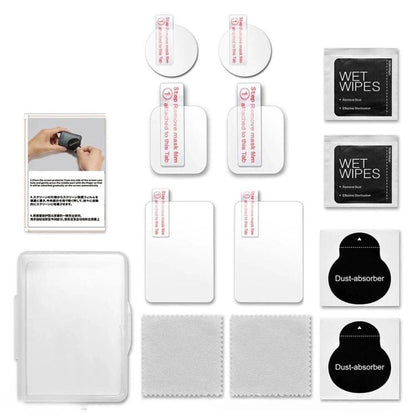 Kit de 2 protectores de pantalla de vidrio templado HD para lente transparente para DJI Osmo Action 6