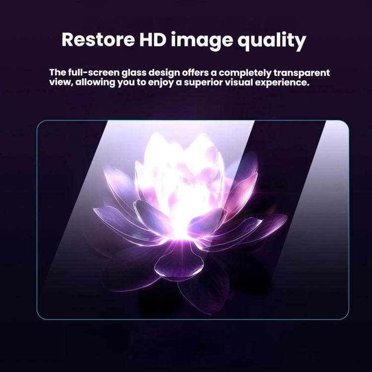Kit de 2 protectores de pantalla de vidrio templado HD para lente transparente para DJI Osmo Action 6 — imagen 4