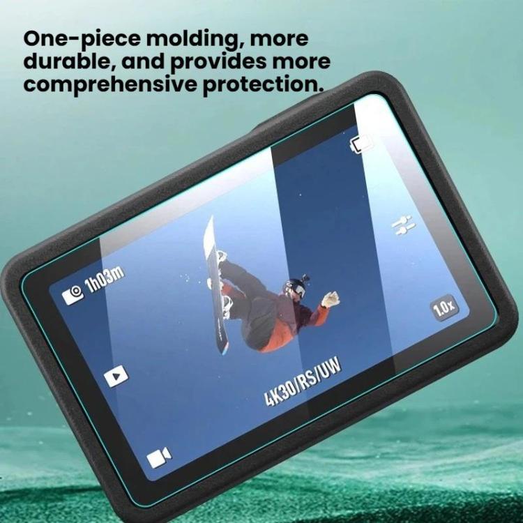 Kit de 2 protectores de pantalla de vidrio templado HD para lente transparente para DJI Osmo Action 6 — imagen 6