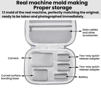 Bolsa de almacenamiento portátil para cámara, impermeable y a prueba de caídas para DJI Osmo Action 6 (gris) — imagen 4