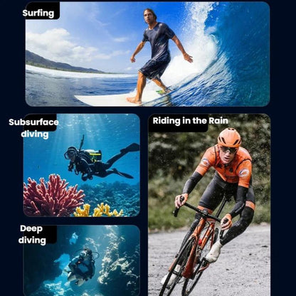 Carcasa impermeable, 70 m, IPX8, para buceo, con doble zapata fría para DJI Osmo Action 6 (transparente) — imagen 10