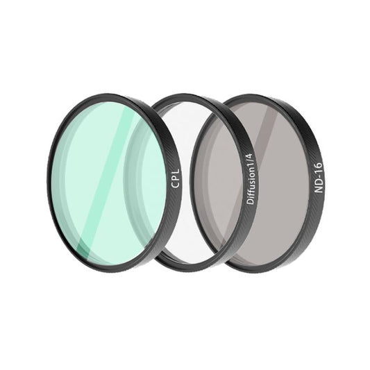 Filtro de lente para cámara : CPL+ND16+Difusor 1/4 para DJI Osmo Action 6