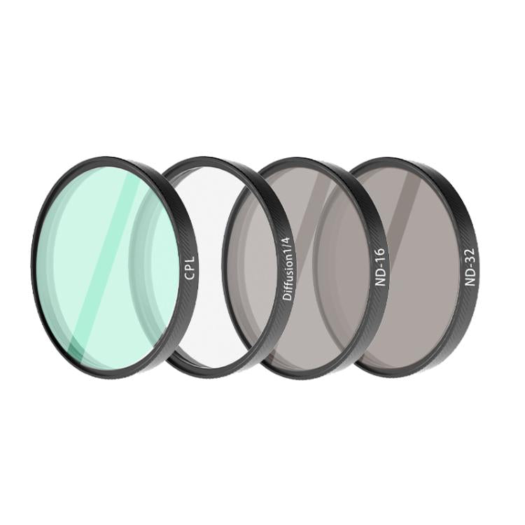 Filtro para lente de cámara : CPL+ND16+ND32+Difusor 1/4 para DJI Osmo Action 6
