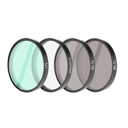 Filtro para lente de cámara : CPL+ND16+ND32+Difusor 1/4 para DJI Osmo Action 6