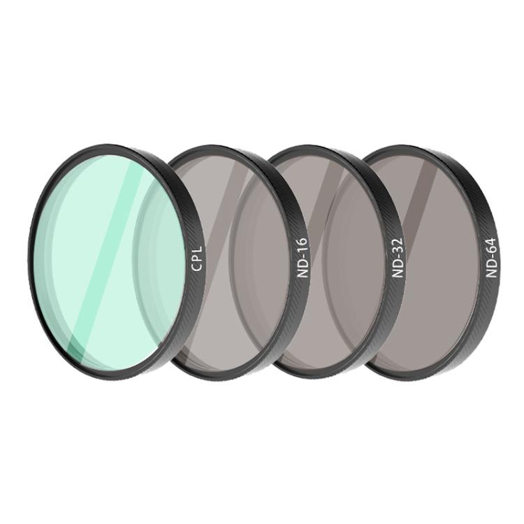 Filtros para lentes de cámara : CPL+ND8+ND16+ND32 para DJI Osmo Action 6
