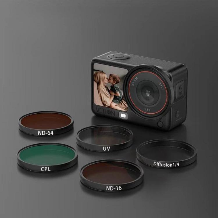 Filtros para lentes de cámara : CPL+ND8+ND16+ND32 para DJI Osmo Action 6 — imagen 2